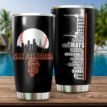 Sanfrancisco Baseball Team All Time Legends - Skyline Shirt - SFG