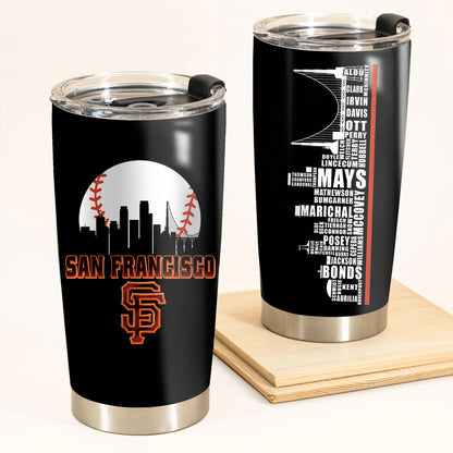 Sanfrancisco Baseball Team All Time Legends - Skyline Shirt - SFG