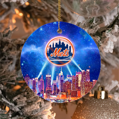 Ceramic Ornament - City Skyline NYM