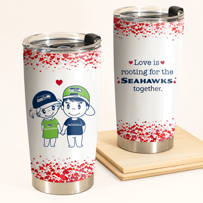 Valentine's Day Gift - Seattle Football Tumbler