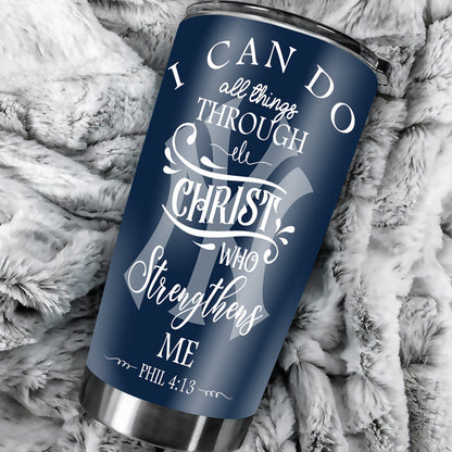 I Can Do All Things Stainless Steel Tumbler - NYYK