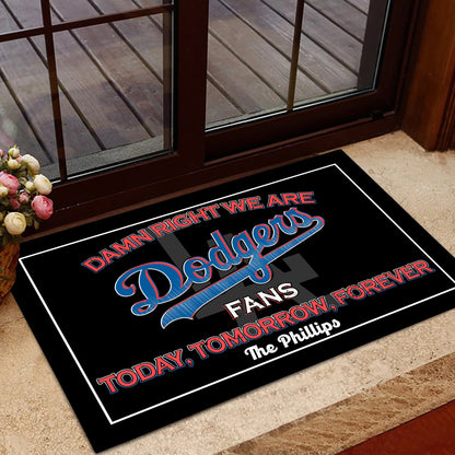 We Are Fans Today Tomorrow Forever Doormat - Anti Slip Indoor Doormat - LADG