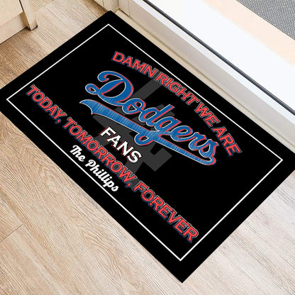 We Are Fans Today Tomorrow Forever Doormat - Anti Slip Indoor Doormat - LADG
