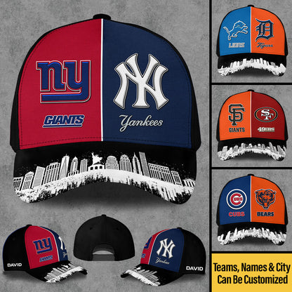 Teams Classic Cap - Customized Team Classic Cap - Skyline ver 2
