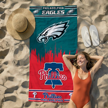 Philadelphia Teams Beach Towel