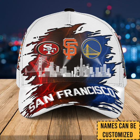 San Francisco Skyline Classic Cap - Customized Classic Cap (clt)