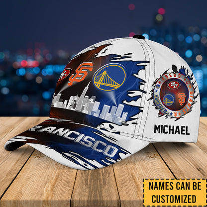 San Francisco Skyline Classic Cap - Customized Classic Cap (clt)