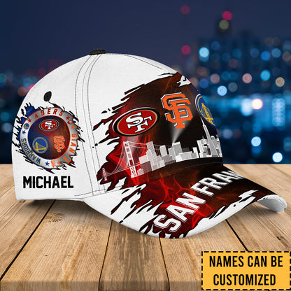 San Francisco Skyline Classic Cap - Customized Classic Cap (clt)