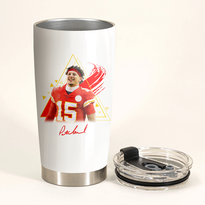 Patrick Mahomes Tumbler - Sunday Are For Mahomies