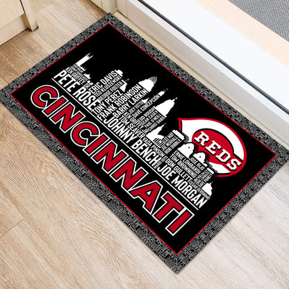 Cincinnati Skyline - Anti Slip Indoor Doormat