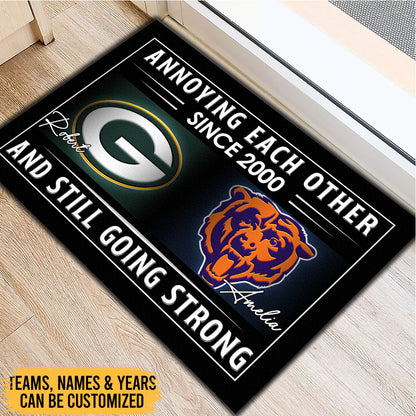 Annoying Each Another Customized Doormat - Anti Slip Indoor Doormat