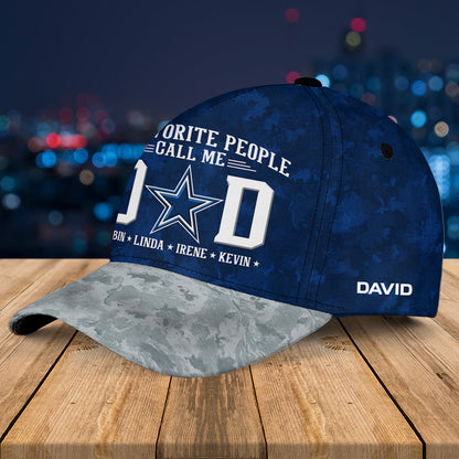 My Favorite People Call Me DAD Classic Cap - Perfect Gift For Father's Day