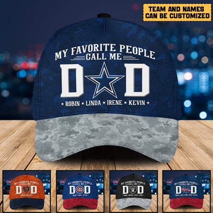 My Favorite People Call Me DAD Classic Cap - Perfect Gift For Father's Day