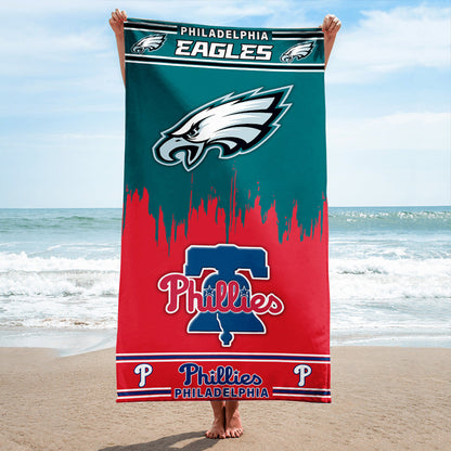 Philadelphia Teams Beach Towel