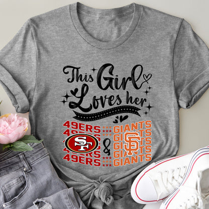 This Girl Loves Her Teams - SF49ers & SFG
