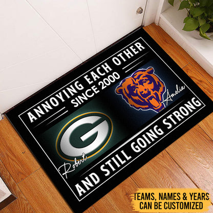 Annoying Each Another Customized Doormat - Anti Slip Indoor Doormat