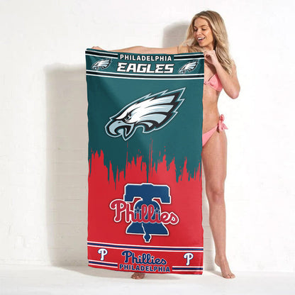 Philadelphia Teams Beach Towel