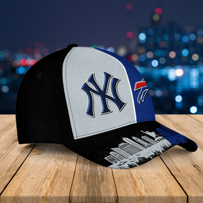 Teams With Skyline Classic Cap - Customized Team Classic Cap - BFLB, NYYK