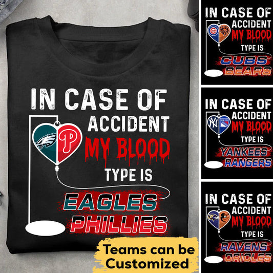 Customized Shirt - In Case Of Accident (Clt)