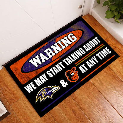 Warning We May Start Talking About BTM RV & OROL At Any Time Anti Slip Indoor Doormat