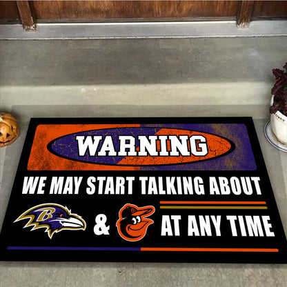 Warning We May Start Talking About BTM RV & OROL At Any Time Anti Slip Indoor Doormat