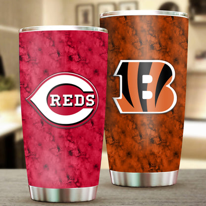 Two Teams Stainless Steel Tumbler - Customized Steel Tumlber