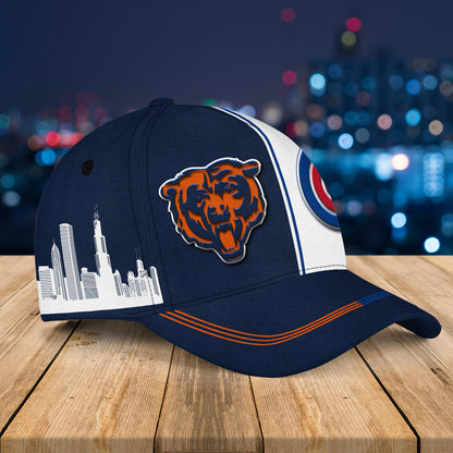 Two Teams Customized Classic Cap With Skyline City