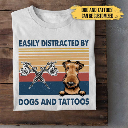 I Like Dogs And Tattoos - Personalized Shirt