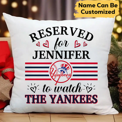 Reserved For To Watch Pillow - Customized Pillow (Insert Included) v2