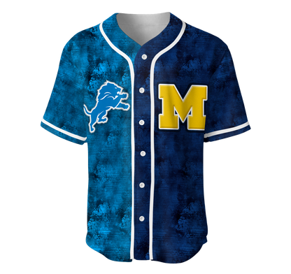 Personalized Two Teams Split Jersey- Customized Jersey - DTLO MCGWVR