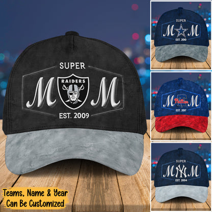 Super Mom Customized Classic Cap - Perfect Gift For Mother's Day