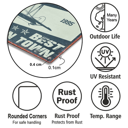 Personalized Aircraft Service & Repair Classic Metal Sign