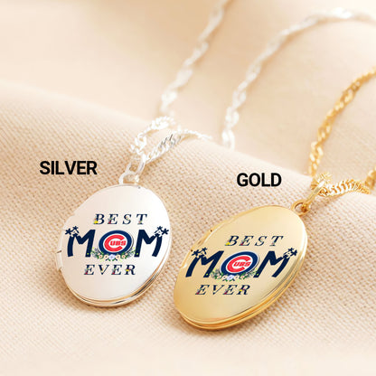 Best Mom Ever - Customized Oval Locket Necklace - CCGC