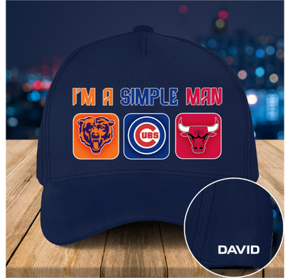 I'm A Simple Man Cap - Customized Classic Cap