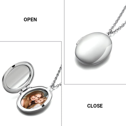 Best Mom Ever - Customized Oval Locket Necklace - CCGC