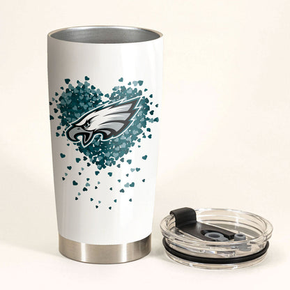 Some Girl Are Just Born With The Philadelphia FB In Their Soul Tumbler