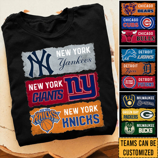 Three Teams Shirt - Customized Shirt