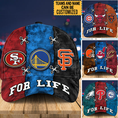 Three Teams Classic Cap - Customized Classic Cap (v2)