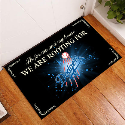 As For Me And My House - Anti Slip Indoor Doormat - LADG